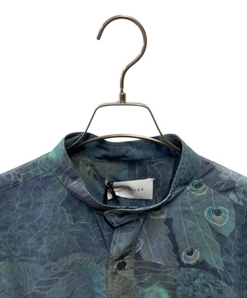 RAINMAKER（レインメーカー）RAINMAKER (レインメーカー) BAND COLLAR SHIRT ブルー サイズ:4の古着・服飾アイテム