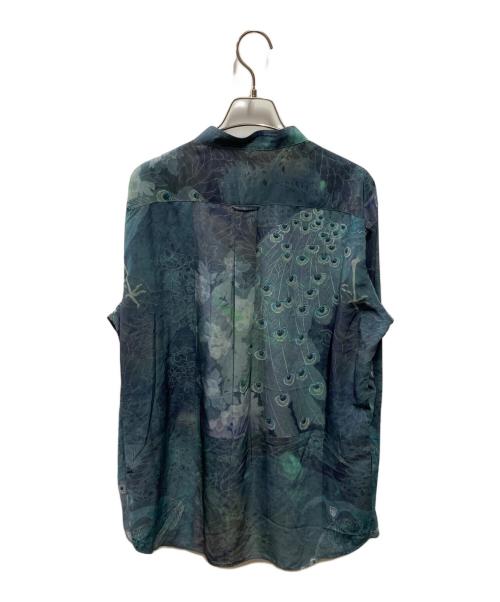 RAINMAKER（レインメーカー）RAINMAKER (レインメーカー) BAND COLLAR SHIRT ブルー サイズ:4の古着・服飾アイテム