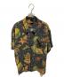 HUF（ハフ）の古着「TONIGHT TONIGHT S/S WOVEN TOP SMASHING PUMPKINS」｜ブラック