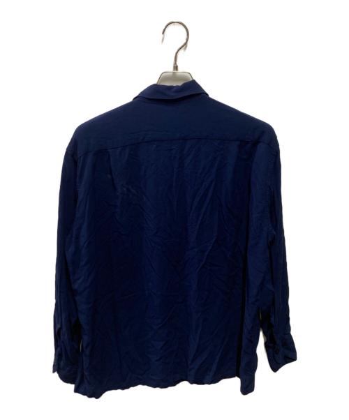 TOWN CRAFT（タウンクラフト）TOWN CRAFT (タウンクラフト) HIGH!STANDARD (ハイスタンダード) 復刻レーヨンシャツ ネイビー サイズ:Mの古着・服飾アイテム