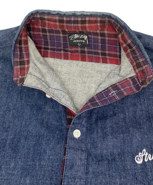 stussy（ステューシー）stussy (ステューシー) 00's デニムシャツ インディゴ サイズ:Lの古着・服飾アイテム