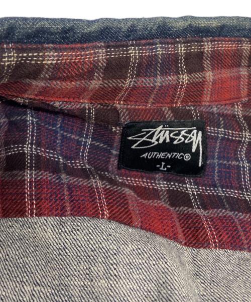 stussy（ステューシー）stussy (ステューシー) 00's デニムシャツ インディゴ サイズ:Lの古着・服飾アイテム