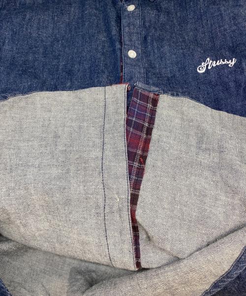 stussy（ステューシー）stussy (ステューシー) 00's デニムシャツ インディゴ サイズ:Lの古着・服飾アイテム