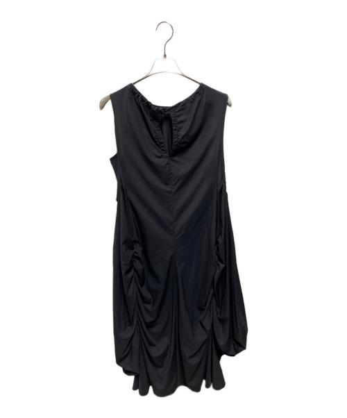 emmi atelier（エミアトリエ）emmi atelier (エミアトリエ) 24SS リサイクルナイロンギャザーワンピース ブラック サイズ:Ｍの古着・服飾アイテム