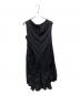 emmi atelier (エミアトリエ) 24SS リサイクルナイロンギャザーワンピース ブラック サイズ:Ｍ：6000円