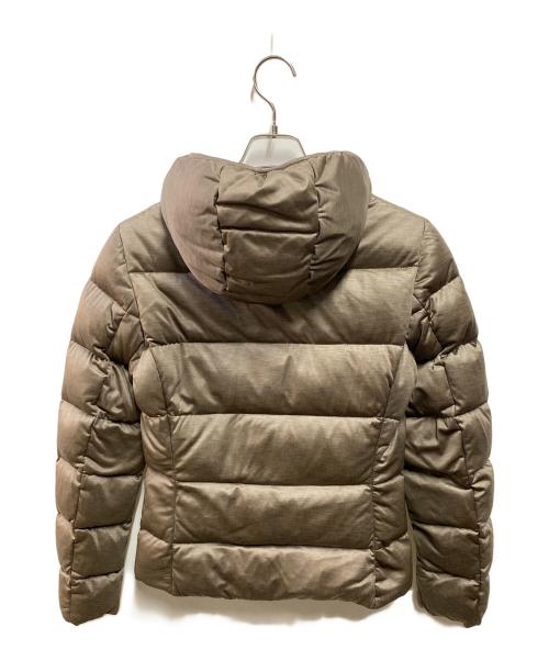 MONCLER（モンクレール）MONCLER (モンクレール) JERSEY ダウンジャケット ブラウンの古着・服飾アイテム