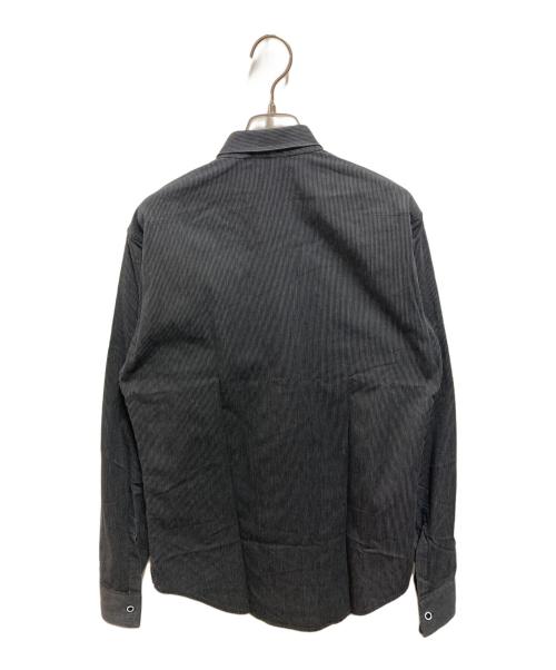DIOR HOMME（ディオール オム）DIOR HOMME (ディオール オム) 00's ストライプシャツ ブラック サイズ:サイズ詳細参照の古着・服飾アイテム