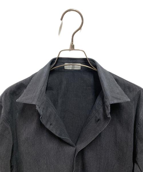 DIOR HOMME（ディオール オム）DIOR HOMME (ディオール オム) 00's ストライプシャツ ブラック サイズ:サイズ詳細参照の古着・服飾アイテム