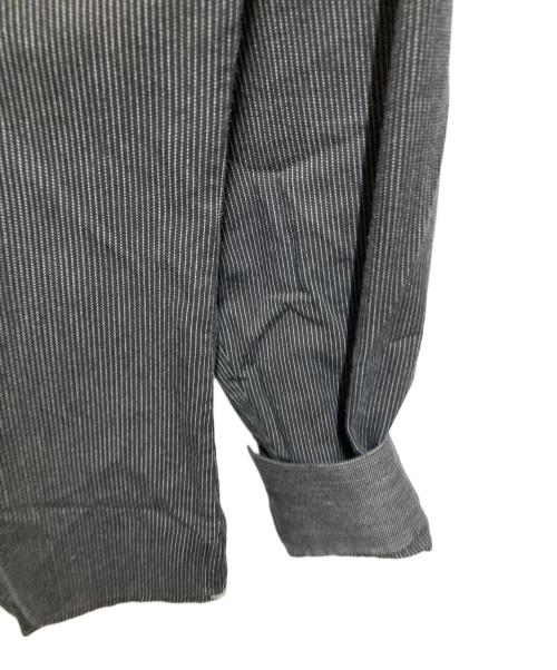 DIOR HOMME（ディオール オム）DIOR HOMME (ディオール オム) 00's ストライプシャツ ブラック サイズ:サイズ詳細参照の古着・服飾アイテム