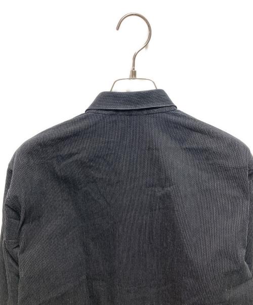 DIOR HOMME（ディオール オム）DIOR HOMME (ディオール オム) 00's ストライプシャツ ブラック サイズ:サイズ詳細参照の古着・服飾アイテム