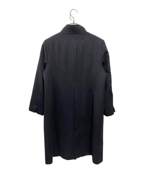 23区（ニジュウサンク）23区 (ニジュウサンク) ウールカシミヤビーバー スタンドカラー コート ブラック サイズ:48の古着・服飾アイテム