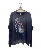 Protocol Indexプロトコルインデックス）の古着「EVANGELION LONGSLEEVE」｜ネイビー