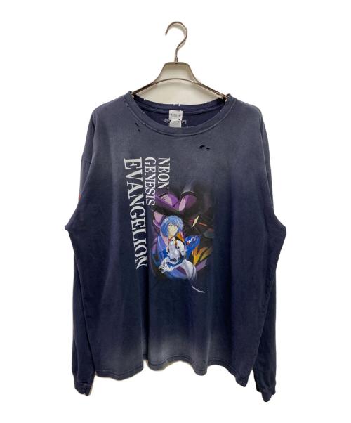 Protocol Index（プロトコルインデックス）Protocol Index (プロトコルインデックス) EVANGELION LONGSLEEVE ネイビー サイズ:3の古着・服飾アイテム