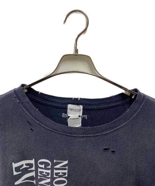 Protocol Index（プロトコルインデックス）Protocol Index (プロトコルインデックス) EVANGELION LONGSLEEVE ネイビー サイズ:3の古着・服飾アイテム