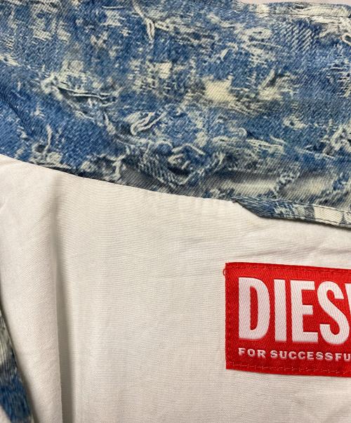 DIESEL（ディーゼル）DIESEL (ディーゼル) J-ALSTONトロンプイユジャケット インディゴ サイズ:46の古着・服飾アイテム