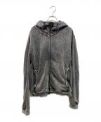 DIESELディーゼル）の古着「AMST-TRANE-HT48ジップパーカー」｜ブラック