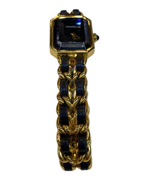 CHANEL（シャネル）CHANEL (シャネル) プルミエール　腕時計 ブラックの古着・服飾アイテム