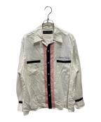 WACKO MARIAワコマリア）の古着「SWITCHING SHIRT」｜ホワイト