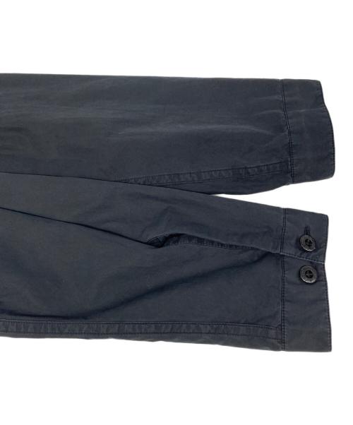 STONE ISLAND（ストーンアイランド）STONE ISLAND (ストーンアイランド) バンドカラーシャツ ブラック サイズ:Ｓの古着・服飾アイテム