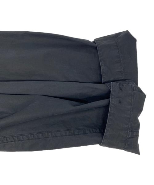 STONE ISLAND（ストーンアイランド）STONE ISLAND (ストーンアイランド) バンドカラーシャツ ブラック サイズ:Ｓの古着・服飾アイテム