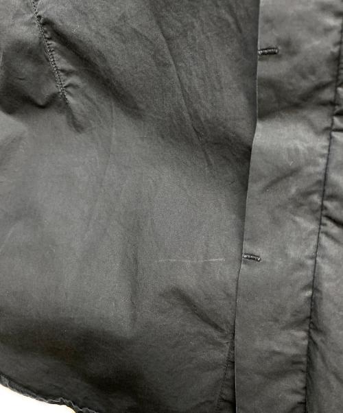 STONE ISLAND（ストーンアイランド）STONE ISLAND (ストーンアイランド) バンドカラーシャツ ブラック サイズ:Ｓの古着・服飾アイテム