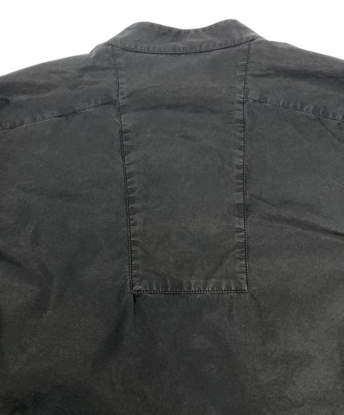 STONE ISLAND（ストーンアイランド）STONE ISLAND (ストーンアイランド) バンドカラーシャツ ブラック サイズ:Ｓの古着・服飾アイテム