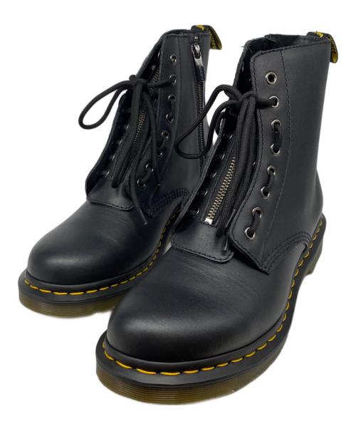 Dr.Martens（ドクターマーチン）Dr.Martens (ドクターマーチン) 1460 Pascal Frnt Zip ブラック サイズ:UK9の古着・服飾アイテム