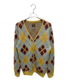 Needles（ニードルズ）の古着「MOHAIR CARDIGAN ARGYLE」｜ブルー