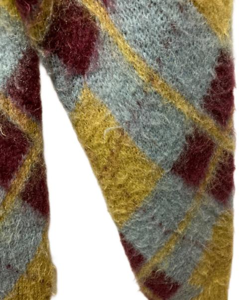 Needles（ニードルズ）Needles (ニードルズ) MOHAIR CARDIGAN ARGYLE ブルー サイズ:Mの古着・服飾アイテム