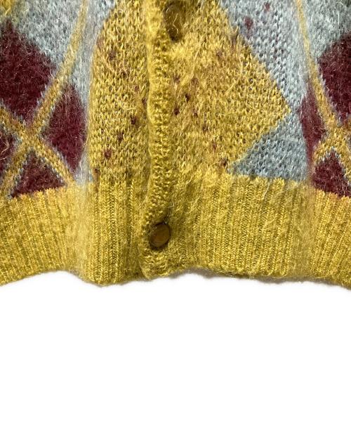 Needles（ニードルズ）Needles (ニードルズ) MOHAIR CARDIGAN ARGYLE ブルー サイズ:Mの古着・服飾アイテム