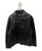 DOCKERSドッカーズ）の古着「90's レザージャケット」｜ブラック