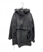 KITH×nonnativeキス×ノンネイティブ）の古着「17AW STROLLER WOVEN PULLOVER」｜ブラック