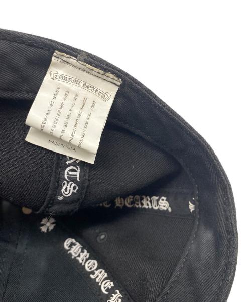 CHROME HEARTS（クロムハーツ）CHROME HEARTS (クロムハーツ) ホースシューベースボールトラッカーキャップ ブラック サイズ:7 1/4の古着・服飾アイテム