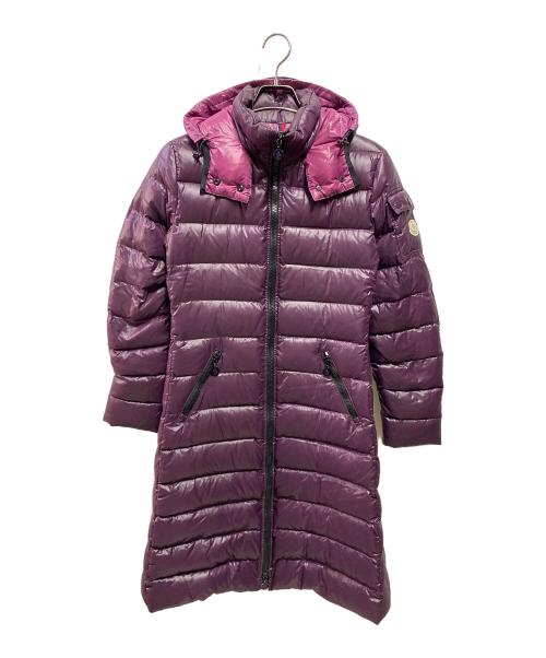 MONCLER（モンクレール）MONCLER (モンクレール) MOKAダウンコート パープル サイズ:1の古着・服飾アイテム