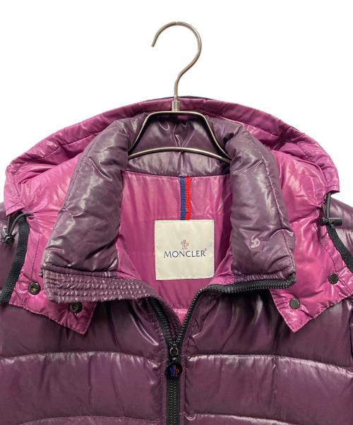 MONCLER（モンクレール）MONCLER (モンクレール) MOKAダウンコート パープル サイズ:1の古着・服飾アイテム