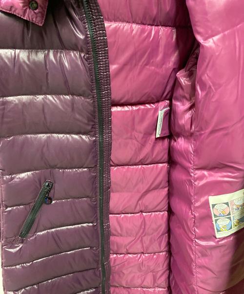 MONCLER（モンクレール）MONCLER (モンクレール) MOKAダウンコート パープル サイズ:1の古着・服飾アイテム