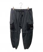 SUPREMEシュプリーム）の古着「Mesh Pocket Belted Cargo Pant」｜ブラック