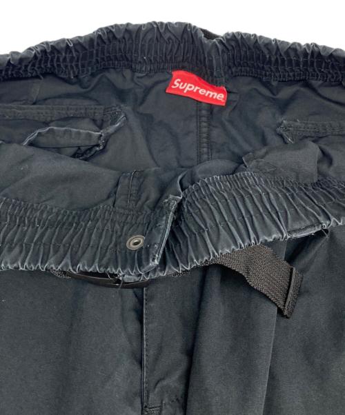 SUPREME（シュプリーム）SUPREME (シュプリーム) Mesh Pocket Belted Cargo Pant ブラック サイズ:XLの古着・服飾アイテム