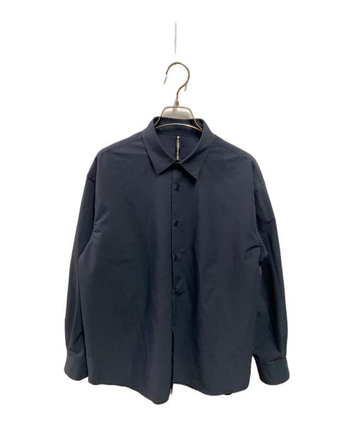DESCENTE ALLTERRAIN（デザイント オルテライン）DESCENTE ALLTERRAIN (デザイント オルテライン) ソロテックス長袖シャツ ネイビー サイズ:Ｓの古着・服飾アイテム