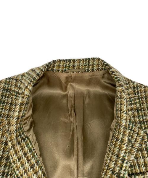 DUNN & CO（ダンアンドカンパニー）Dunn & Co (ダンアンドカンパニー) Harris Tweed (ハリスツイード) 60~70s 3Bツイードジャケット グリーン サイズ:サイズ詳細参照の古着・服飾アイテム