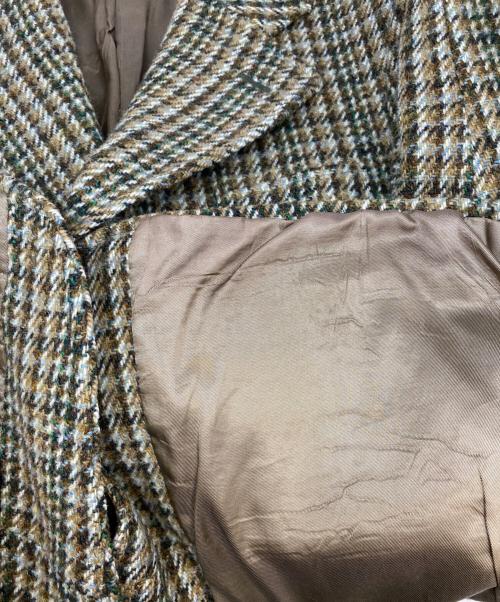 DUNN & CO（ダンアンドカンパニー）Dunn & Co (ダンアンドカンパニー) Harris Tweed (ハリスツイード) 60~70s 3Bツイードジャケット グリーン サイズ:サイズ詳細参照の古着・服飾アイテム