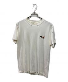 maison kitsune（メゾンキツネ）の古着「Tシャツ」｜ホワイト