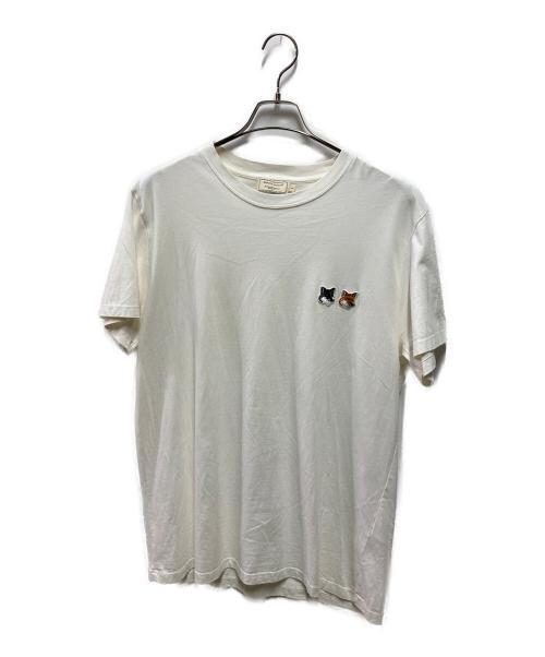 maison kitsune（メゾンキツネ）maison kitsune (メゾンキツネ) Tシャツ ホワイト サイズ:Lの古着・服飾アイテム