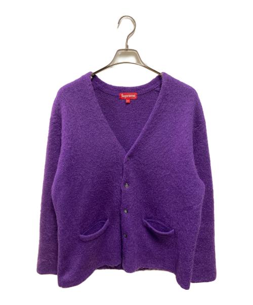 SUPREME（シュプリーム）SUPREME (シュプリーム) 20FW Brushed Mohair Cardigan パープル サイズ:Ｍの古着・服飾アイテム