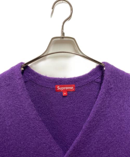 SUPREME（シュプリーム）SUPREME (シュプリーム) 20FW Brushed Mohair Cardigan パープル サイズ:Ｍの古着・服飾アイテム