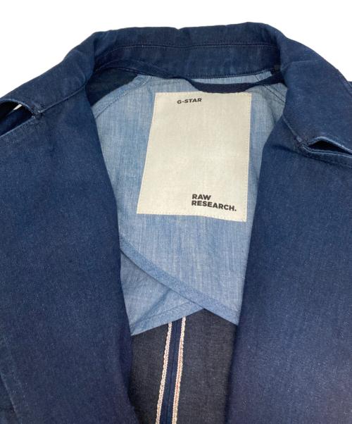 G-STAR RAW（ジースターロゥ）G-STAR RAW (ジースターロゥ) デニムトレンチコート インディゴ サイズ:ＸＳの古着・服飾アイテム