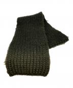 Yohji Yamamoto pour hommeヨウジヤマモト プールオム）の古着「ローゲージウールマフラー」｜グリーン