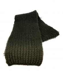 Yohji Yamamoto pour homme（ヨウジヤマモト プールオム）の古着「ローゲージウールマフラー」｜グリーン