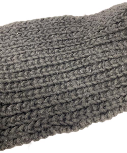 Yohji Yamamoto pour homme（ヨウジヤマモト プールオム）Yohji Yamamoto pour homme (ヨウジヤマモト プールオム) ローゲージウールマフラー グリーンの古着・服飾アイテム