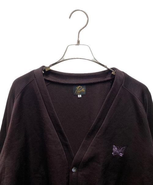 Needles（ニードルズ）Needles (ニードルズ) V-Neck Cardigan ブラウン サイズ:Lの古着・服飾アイテム